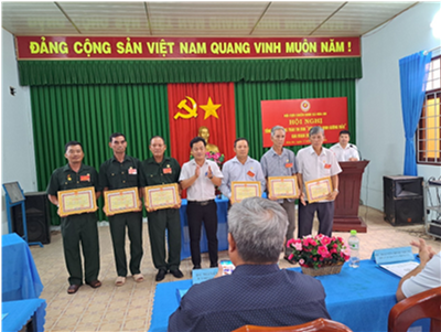 HỘI CỰU CHIẾN BINH XÃ HÒA AN TỔNG KẾT PHONG TRÀO THI ĐUA “ CỰU CHIẾN BINH GƯƠNG MẪU” 5 NĂM LẦN THỨ VII, GIAI ĐOẠN 2019 – 2024